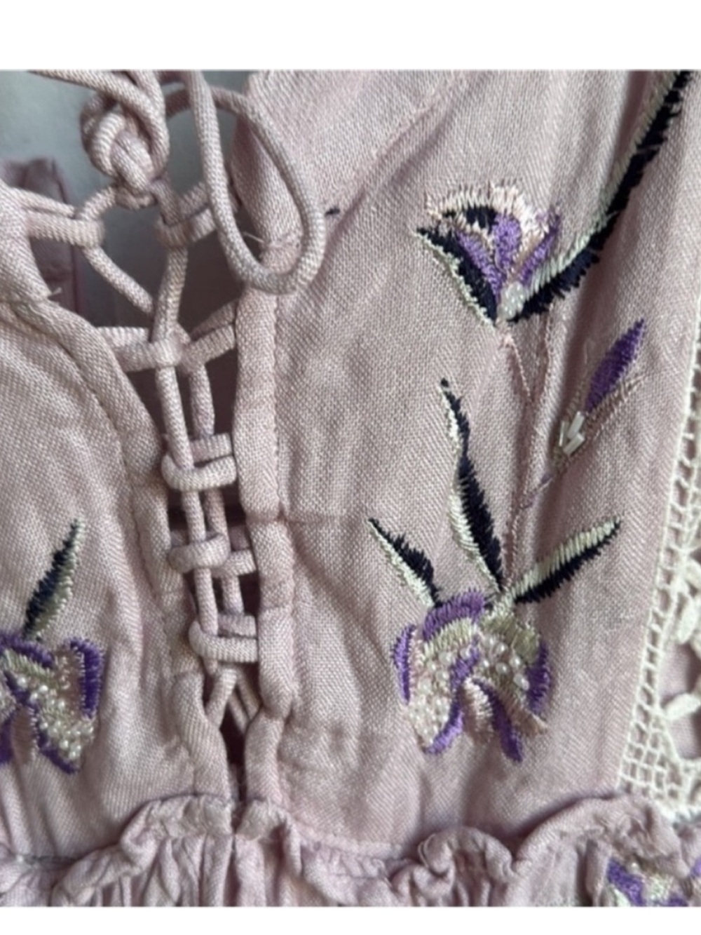 Chelsea & Violet Lavender Boho Maxi Dress - Picture 6 of 9
